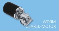 WORM GEARED MOTOR